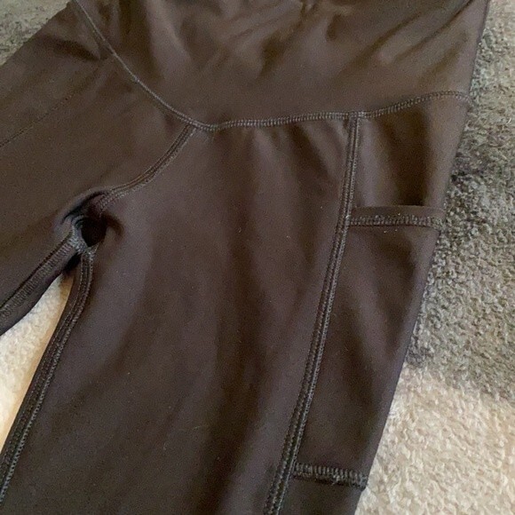 X by Gottex Black Active Yoga Pants Capris Size Extra Small - Picture 4 of 9